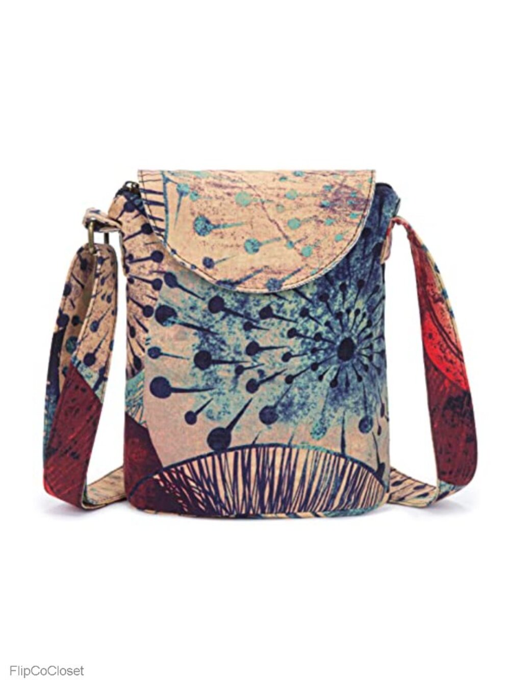Canvas Shoulder Bag Retro Boho Crossbody Handbag